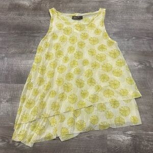 Sweet Pea by Stacy Frati Layered Tank Top Size Small